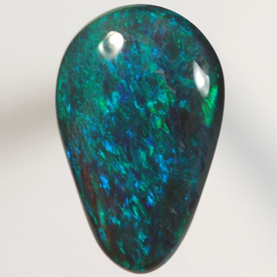 SOLID BLACK OPAL Full on green and blue fire always  SEE VIDEO